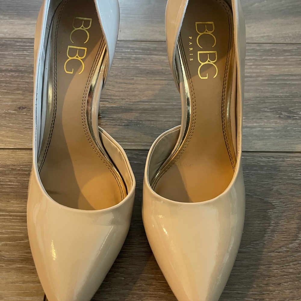 BCBG Nude heels